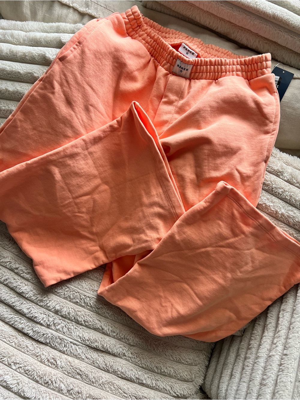 Barely There Kids Peach Joggers – Elastic Waist Sweatpants